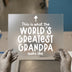 World's Greatest Grandpa | DTF Transfer Ready to Press | Bold Text Heat Transfer