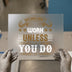 Dreams Don't Work Unless You Do | DTF Transfer Ready to Press | Motivational Quote Heat Transfer