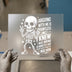 Sarcastic Skeleton DTF Transfer Ready to Press | Humorous Heat Transfer
