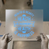 Health Is Hearty Harmony Happiness | DTF Transfer Ready to Press | Motivational Heat Transfer