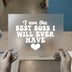 Best Boss Ever Quote | DTF Transfer Ready to Press | Retro Lettering Heat Transfer