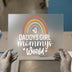 Daddys Girl Mommys World Rainbow | DTF Transfer Ready to Press | Kids Quote Heat Transfer