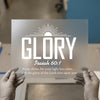 Glory Isaiah 60:1 Bible Verse | DTF Transfer Ready to Press | Inspiring Heat Transfer