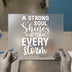 Strong Soul Shines | DTF Transfer Ready to Press | Inspirational Heat Transfer