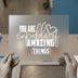 You Are Capable Of Amazing Things | DTF Transfer Ready to Press | Motivational Heat Transfer