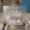 Cute Bee with Bow | DTF Transfer Ready to Press | Adorable Heat Transfer