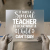 Special Teacher Quote | DTF Transfer Ready to Press | Educational Heat Transfer