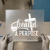 Created with a Purpose DTF Transfer Ready to Press | Christian Heat Transfer
