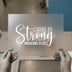She Is Strong Proverbs 31:25 | DTF Transfer Ready to Press | Inspirational Heat Transfer