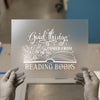 Good Things Comes From Reading Books | DTF Transfer Ready to Press | Literary Heat Transfer