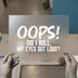 Sarcastic 'OOPS!' DTF Transfer Ready to Press | Humorous Quote Heat Transfer