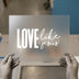 Love Like Jesus Quote | DTF Transfer Ready to Press | Christian Heat Transfer