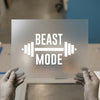 Beast Mode Barbell | DTF Transfer Ready to Press | Gym Workout Heat Transfer