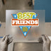 Best Friends Power Fist | DTF Transfer Ready to Press | Retro Heat Transfer