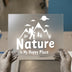 Nature is My Happy Place | DTF Transfer Ready to Press | Outdoor Adventure Heat Transfer