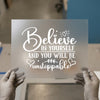 Believe In Yourself Quote | DTF Transfer Ready to Press | Inspirational Heat Transfer