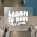 Learn To Rest Not Quit | DTF Transfer Ready to Press | Motivational Heat Transfer