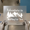 Adventure Mountain Quote | DTF Transfer Ready to Press | Nature Heat Transfer