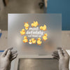 Most Definitely Not Lined Up | DTF Transfer Ready to Press | Playful Duckling Heat Transfer