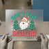 Don't Stop Believin' Santa | DTF Transfer Ready to Press | Retro Christmas Heat Transfer