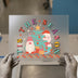 'Tis The Season Gnomes & Snowman | DTF Transfer Ready to Press | Retro Christmas Heat Transfer