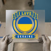 I Love Ukraine | DTF Transfer Ready to Press | Emblematic Heat Transfer