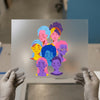 Diverse Faces Collage | DTF Transfer Ready to Press | Vibrant Art Heat Transfer