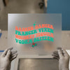 Dasher Dancer Vixen | DTF Transfer Ready to Press | Retro Christmas Heat Transfer