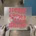Here Comes The Bride | DTF Transfer Ready to Press | Retro Bachelorette Heat Transfer