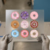 Watercolor Donut Assortment | DTF Transfer Ready to Press | Sweet Treat Heat Transfer
