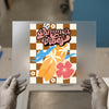 Summer Vibes Surfboard & Floral | DTF Transfer Ready to Press | Retro Beach Heat Transfer