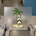 Palm Tree & Surfboard | DTF Transfer Ready to Press | Tropical Vibe Heat Transfer