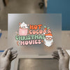 Hot Cocoa & Christmas Movies | DTF Transfer Ready to Press | Retro Holiday Heat Transfer
