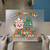 Groovy Christmas DTF Transfer | Ready to Press Heat Transfer | Retro Holiday