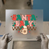 Santa Baby DTF Transfer Ready to Press | Retro Christmas Heat Transfer