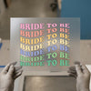 Retro Bride To Be | DTF Transfer Ready to Press | Wavy Text Heat Transfer