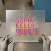 Summmeeeerrrrrr | DTF Transfer Ready to Press | Retro Fun Heat Transfer