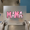 Mama Gingham Hearts | DTF Transfer Ready to Press | Valentine's Day Heat Transfer