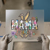 Mama Bunny Leopard Print | DTF Transfer Ready to Press | Easter Heat Transfer