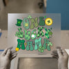 One Lucky Mama | DTF Transfer Ready to Press | Retro St. Patrick's Heat Transfer