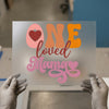 One Loved Mama | DTF Transfer Ready to Press | Retro Love Heat Transfer