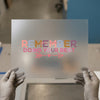 Remember You Are Doing Your Best | DTF Transfer Ready to Press | Motivational Heat Transfer