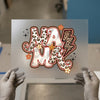 Mama Leopard Bolt | DTF Transfer Ready to Press | Retro Heat Transfer