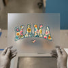 Floral Mama Arch DTF Transfer Ready to Press | Boho Heat Transfer