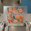 Praying Mama Floral | DTF Transfer Ready to Press | Boho Heat Transfer