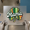 Shamrock Mama St. Patrick's Day | DTF Transfer Ready to Press | Retro Heat Transfer