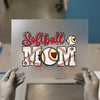 Softball Mom | DTF Transfer Ready to Press | Distressed Heat Transfer