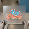 Dog Mama Leopard Flowers | DTF Transfer Ready to Press | Retro Heat Transfer