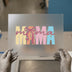 Mama Ribbon & Text Design | DTF Transfer Ready to Press | Decorative Heat Transfer