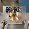 Mama Leopard Plaid Bow | DTF Transfer Ready to Press | Chic Heat Transfer